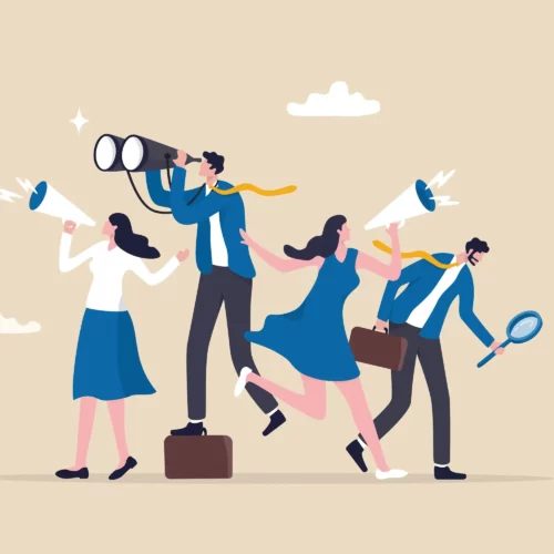 Unternehmen auf der Suche nach neuen Mitarbeitenden.