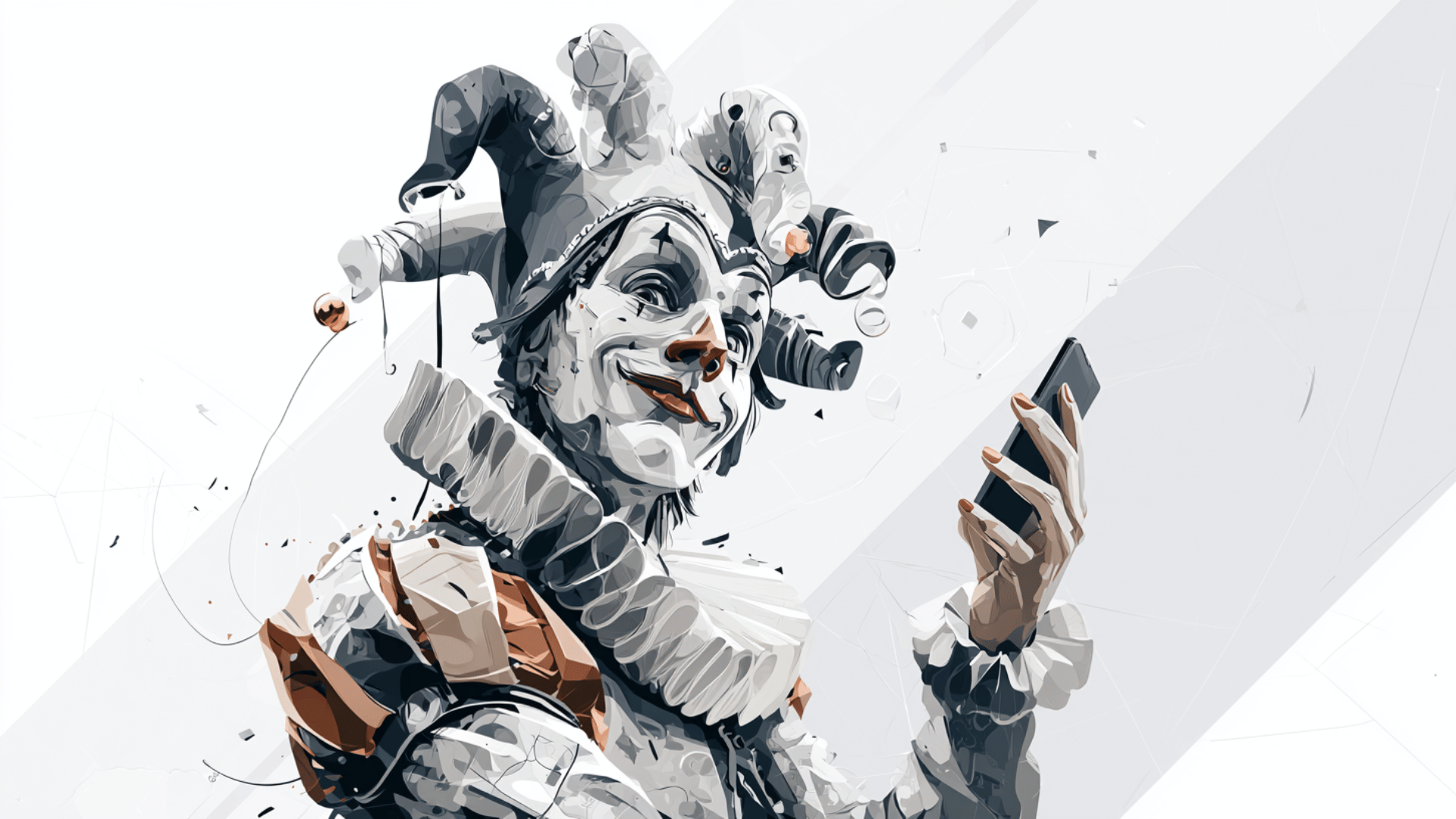 Clown als Symbolbild für "Die 10 größten Social Media Lügen"